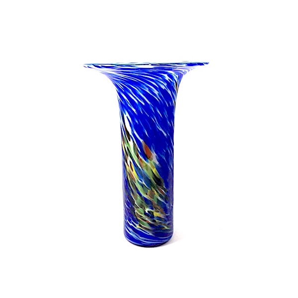 Jarrón Gran Flor Azul - Blumen Vase Blau
