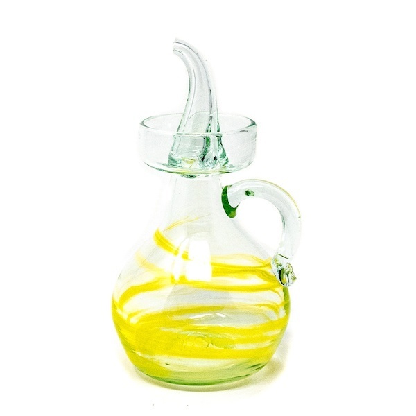 aceitera yellow glass - Oil Bottle Yellow