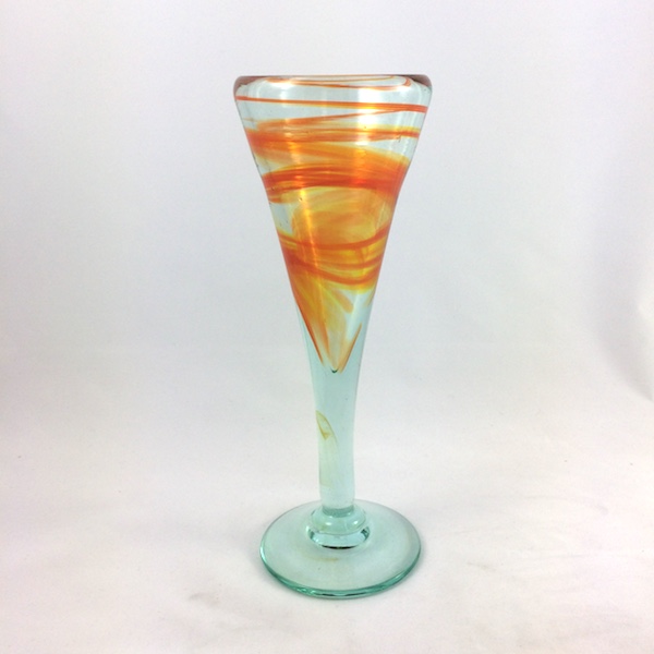Copa Vidrio Cup Glass Vent Orange Lafiore.com - Lafiore Creative & Select Store Mallorca - Vidrio Soplado, Decoración e Iluminación en Mallorca