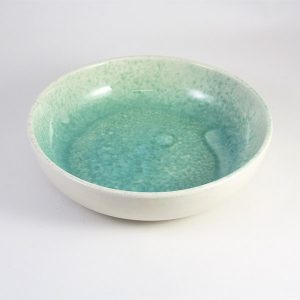 Cuenco de ceramica mallorquina turquesa 22