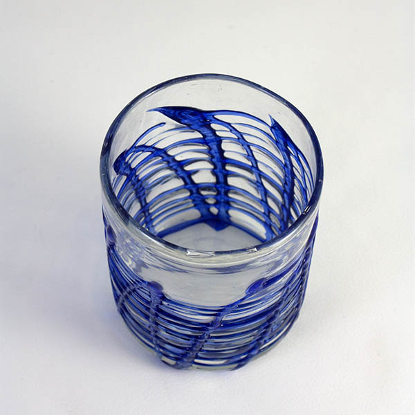 vaso de cristal artístico art of glass mallorca