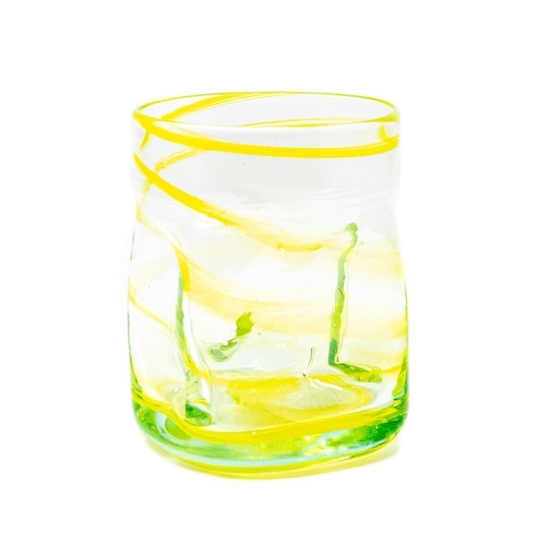 deia yellow glass - Pitcher Multicolour Points