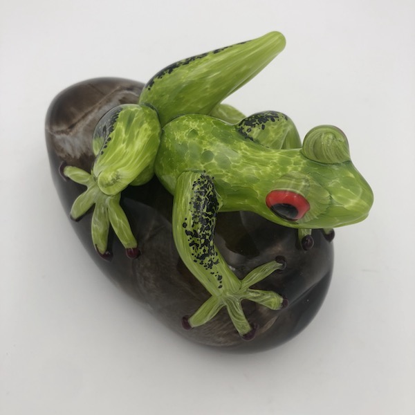 rana glass frog - Lafiore Creative & Select Store Mallorca - Vidrio Soplado, Decoración e Iluminación en Mallorca