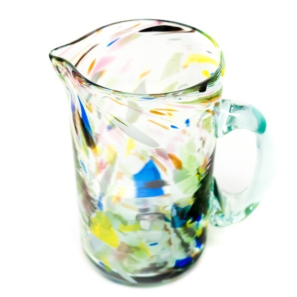 pitcher terrazzo glass - Lafiore Creative & Select Store Mallorca - Vidrio Soplado, Decoración e Iluminación en Mallorca