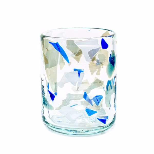 Vaso de Vidrio Terrazzo B