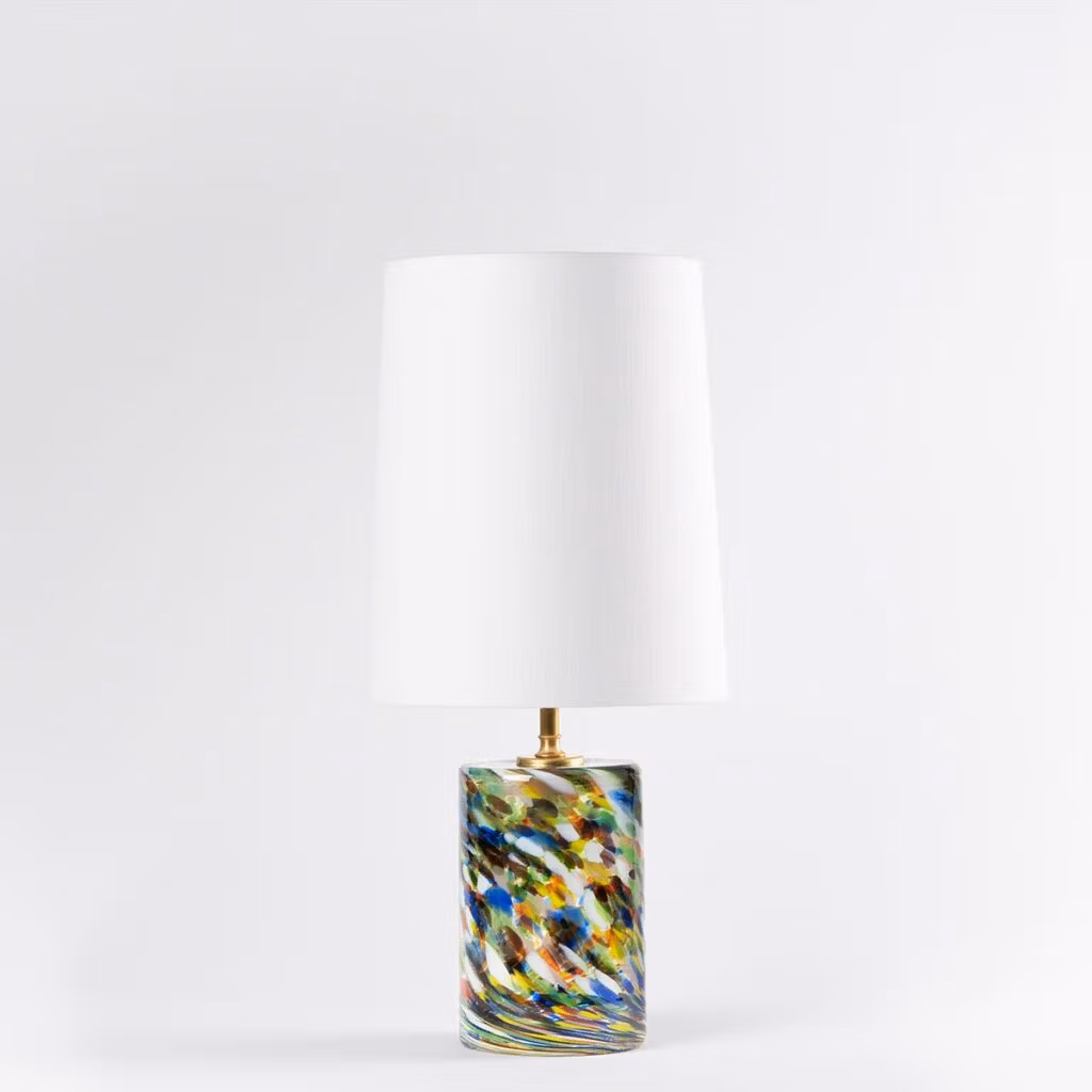 lampara confetti vidrio lino