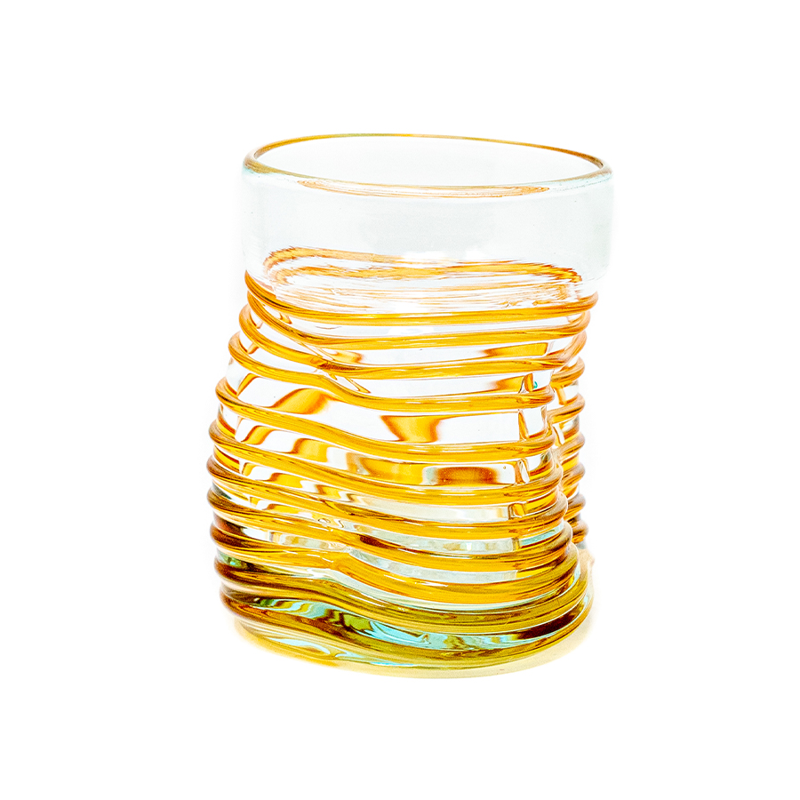 deia art glass 01 - Vaso de Vidrio Terrazzo B