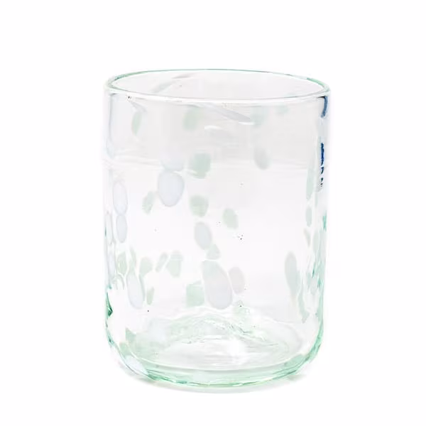 vaso confetti blanco