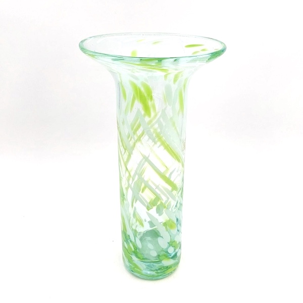 confetti vase green