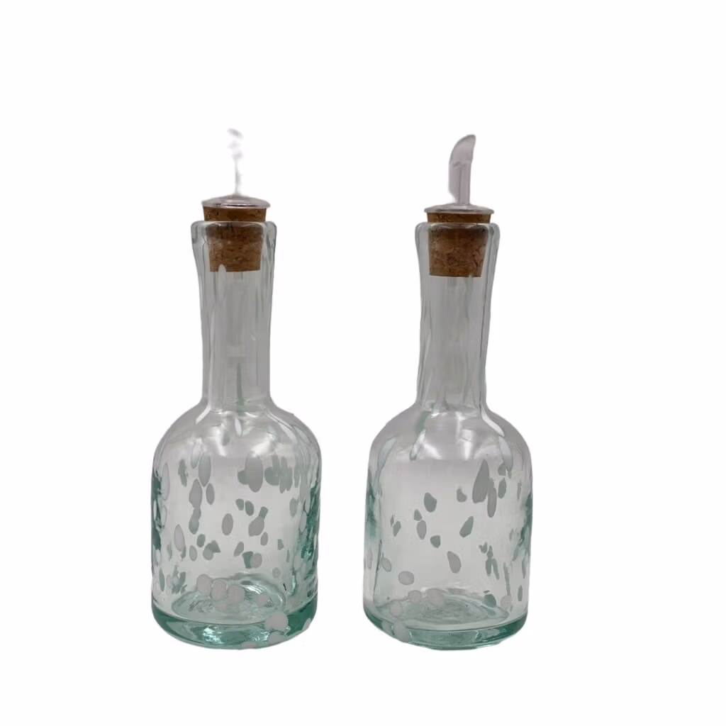 set aceitera vinagrera vidrio