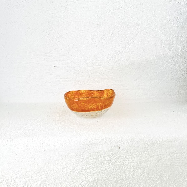 cuenco naranja mediano