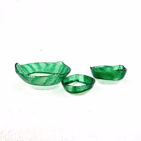 cuencos verdes